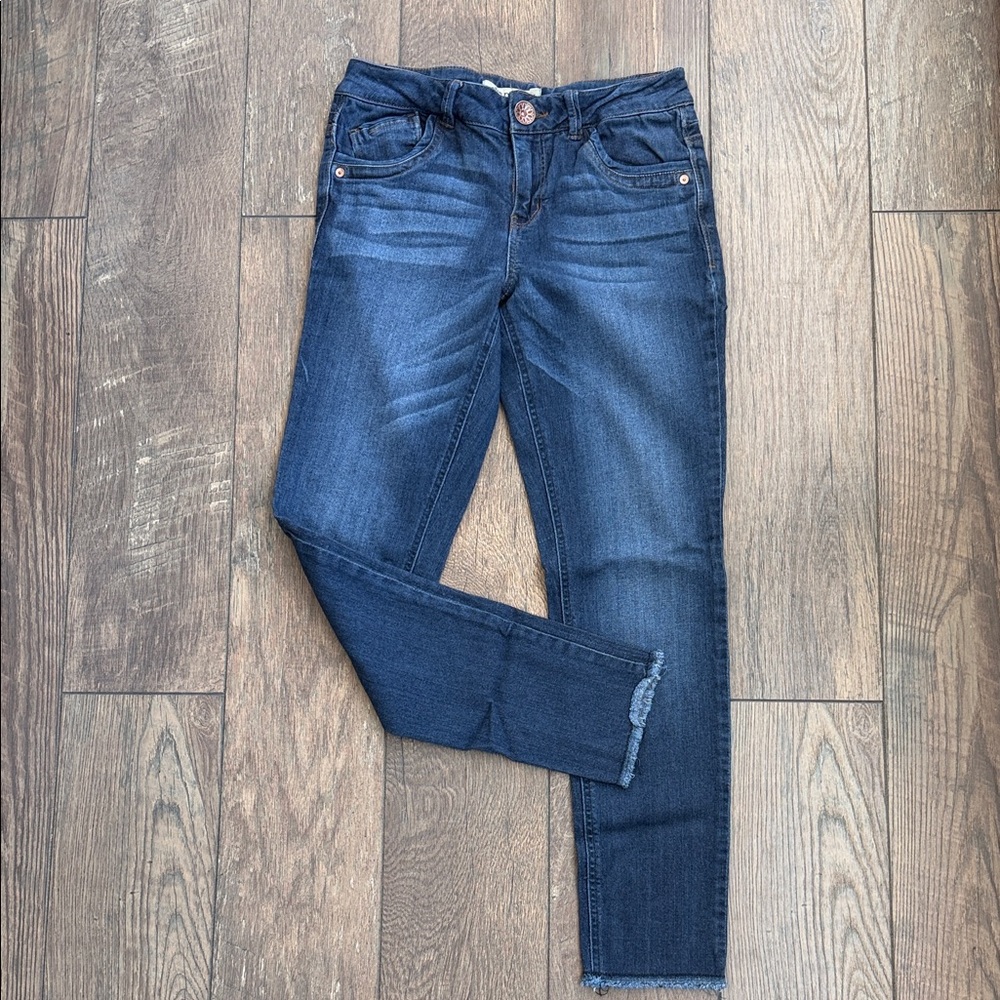 Democracy Dark Blue Freedom Ankle Skimmer Jeans Size 6